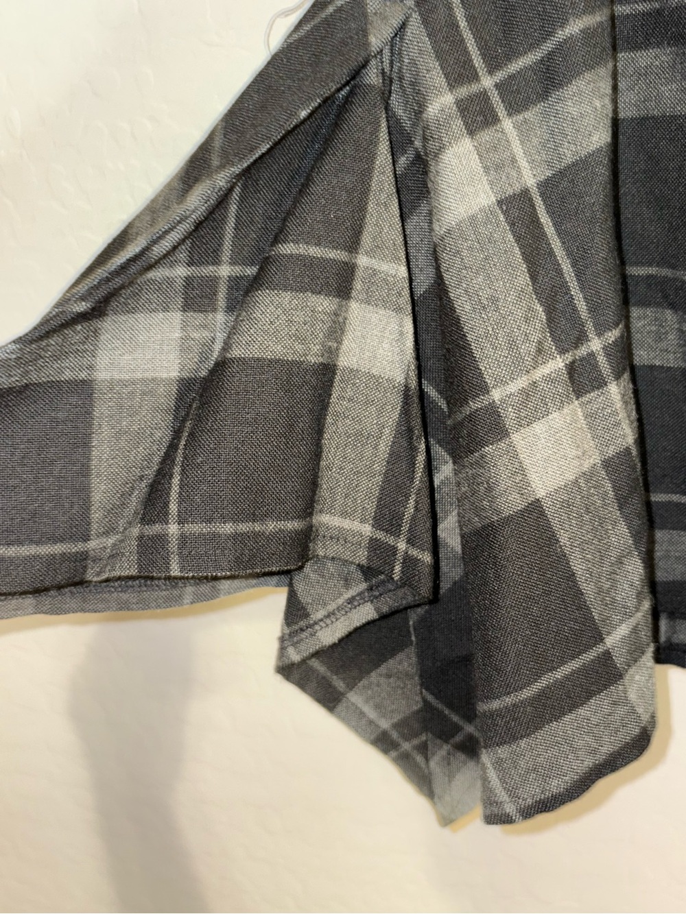 Vintage FORVER 21 Y2K Plaid Tartan Layered Midi Skirt Goth Grunge S layers - Picture 5 of 9